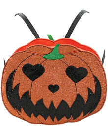 Glitter Halloween Kürbis Rucksack