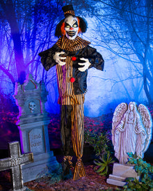 Gloomy der zitternde Clown mit Bewegung, Sound & Licht 170cm