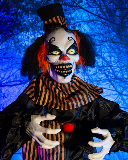 Shivering Clown With Movement, Sound & Light 170cm