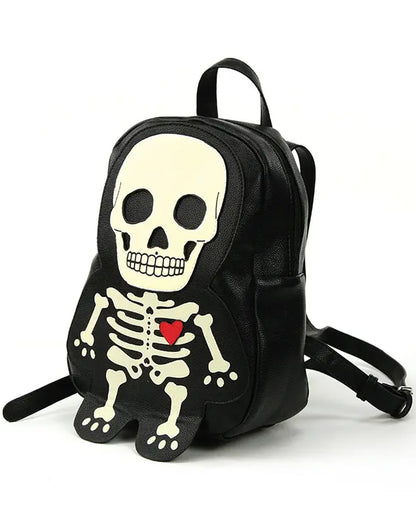 Skelett Rucksack Glow in the Dark