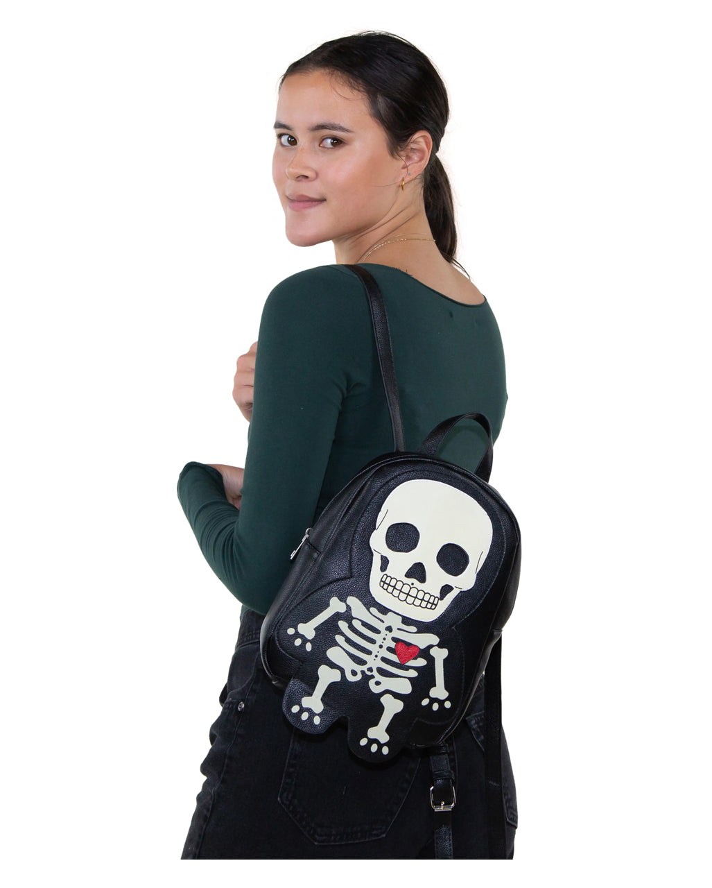 Skelett Rucksack Glow in the Dark