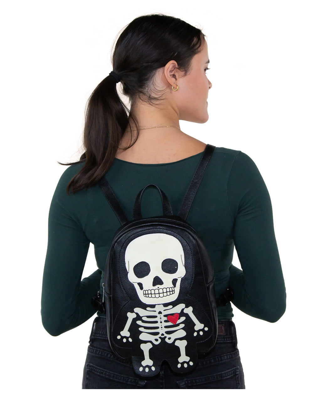 Skelett Rucksack Glow in the Dark