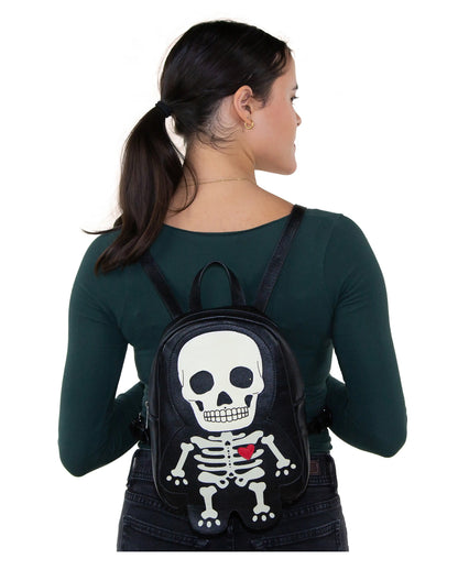 Skelett Rucksack Glow in the Dark