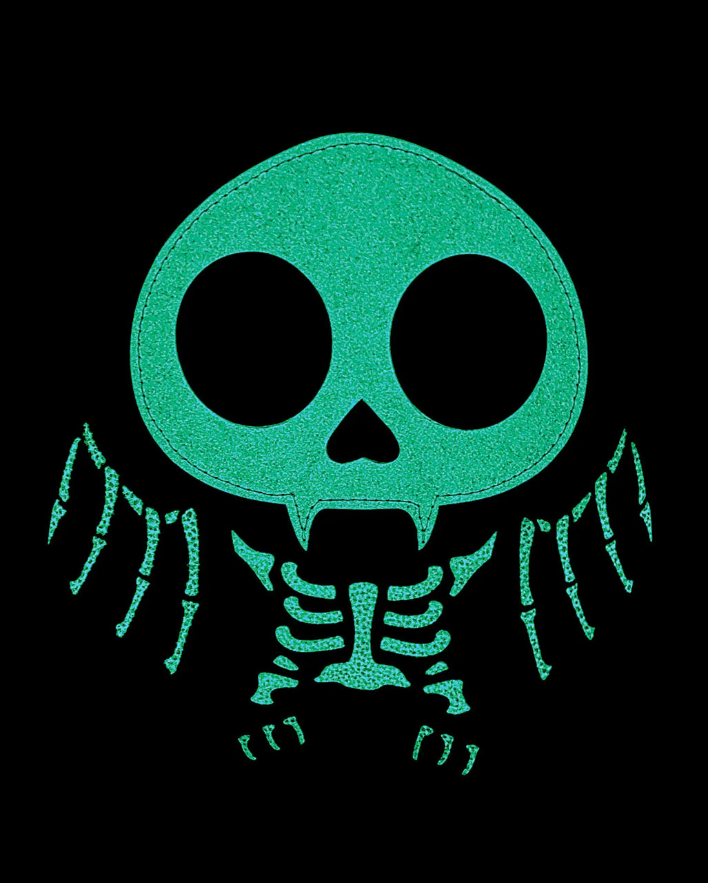 Skelett Fledermaus Handtasche "Glow in the Dark"