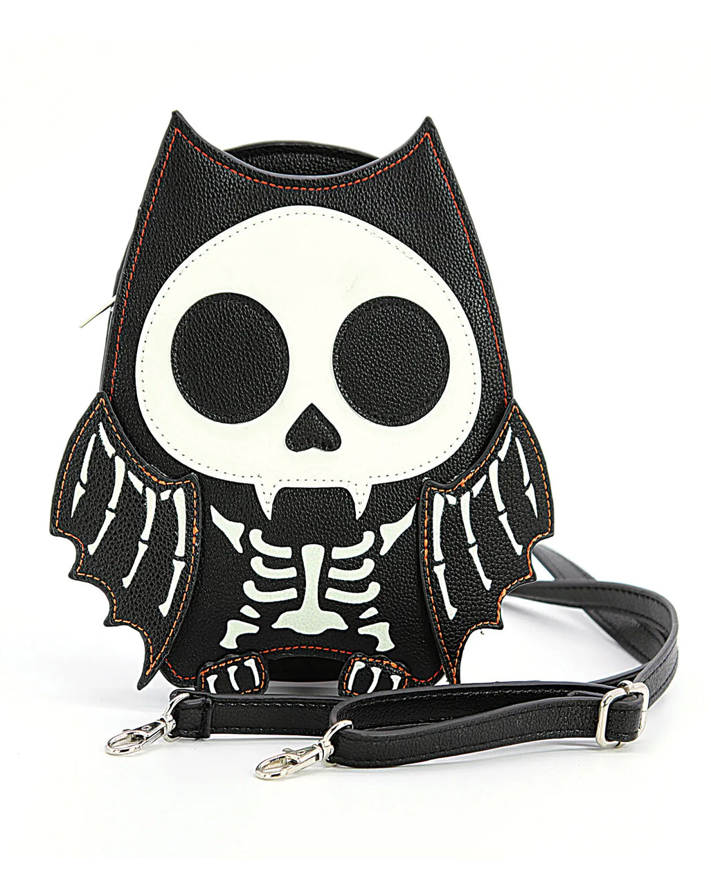 Skelett Fledermaus Handtasche "Glow in the Dark"