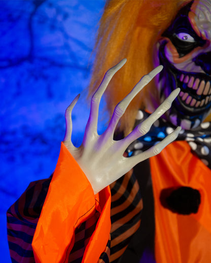 Gnarly Doodle Killer Clown mit Bewegung, Licht & Sound 163cm