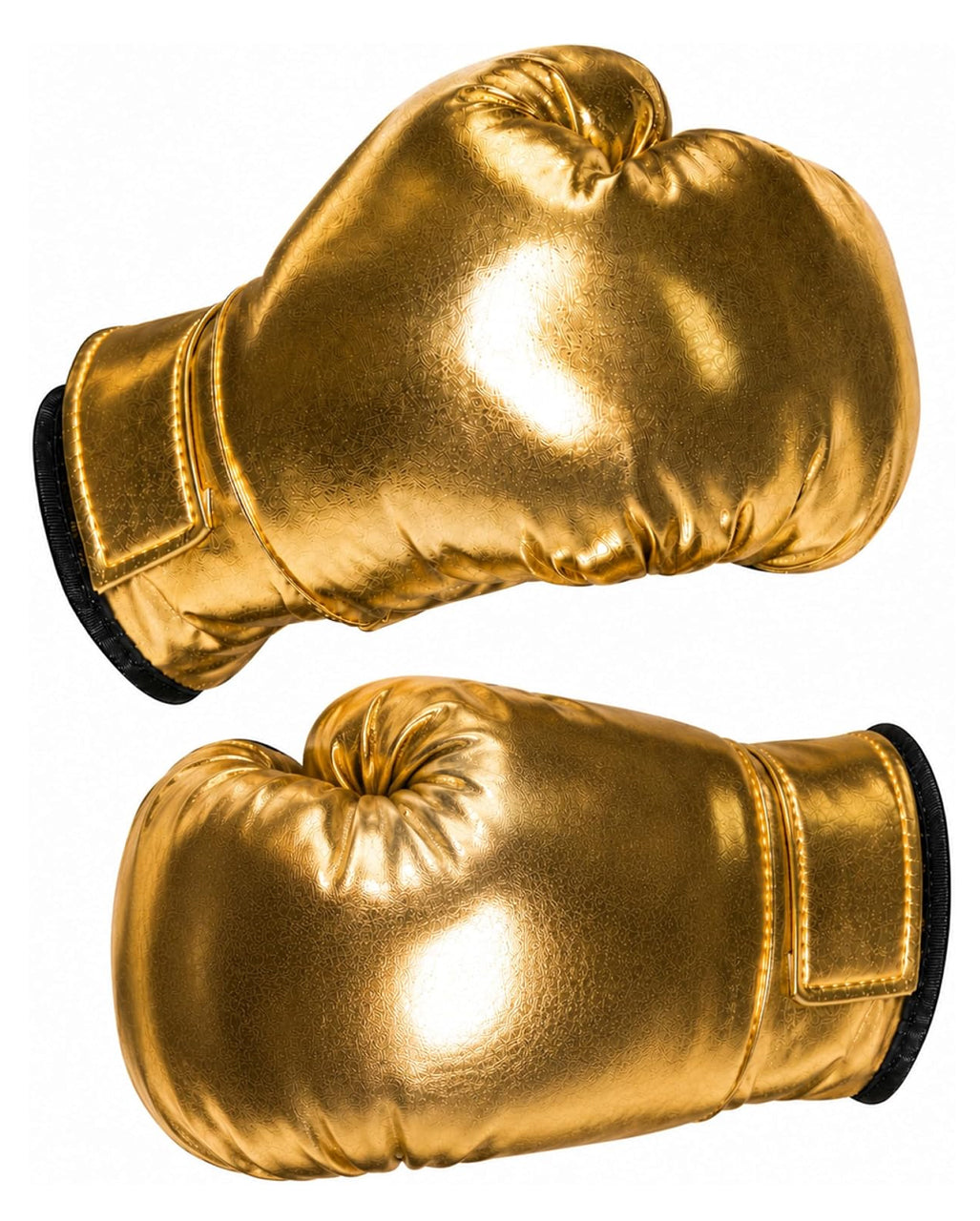 Boxhandschuhe für Kostüme Gold