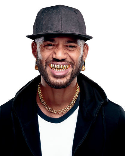 Goldene Hip Hop Rapper Zähne