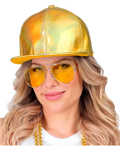 Goldene Holographic Basecap