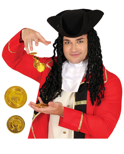Golden Pirate Coins 25 Pieces