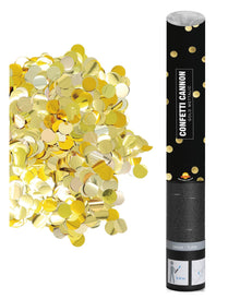 Konfetti Kanone golden