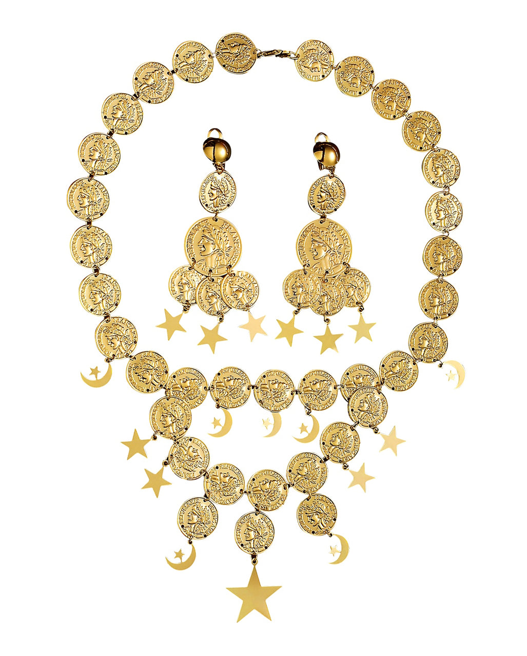 Goldenes Schmuckset Esmeralda