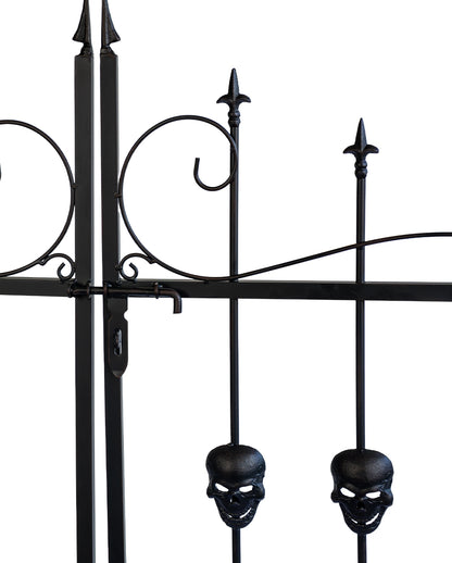Gothic Cemetery Friedhofs Torbogen mit Gatter 2,85m