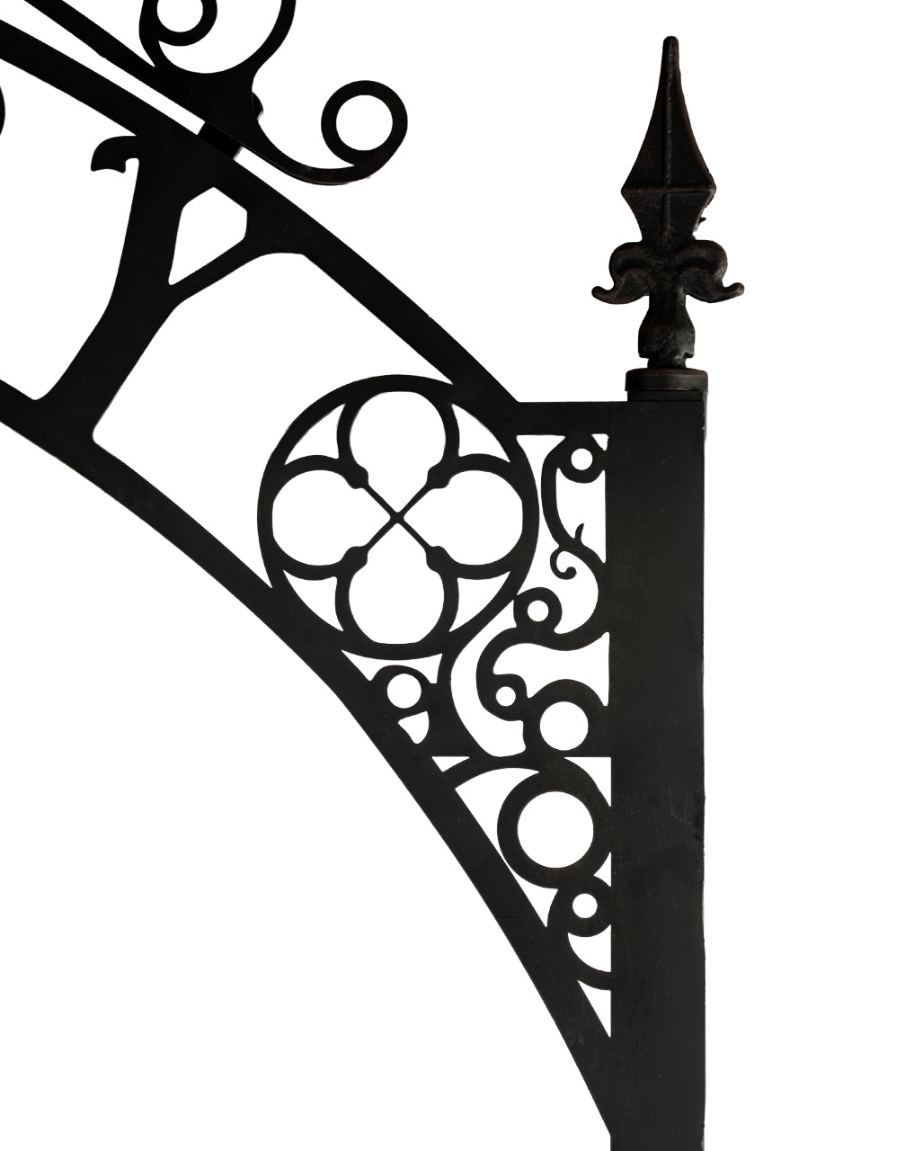 Gothic Cemetery Friedhofs Torbogen mit Gatter 2,85m