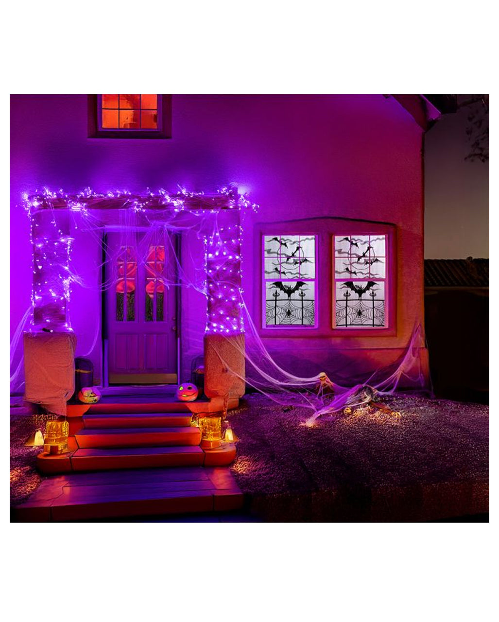 Fledermaus Halloween Fensterdeko 102x213cm