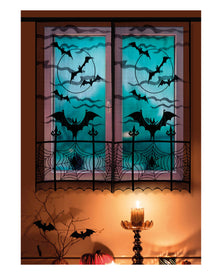 Fledermaus Halloween Fensterdeko 102x213cm