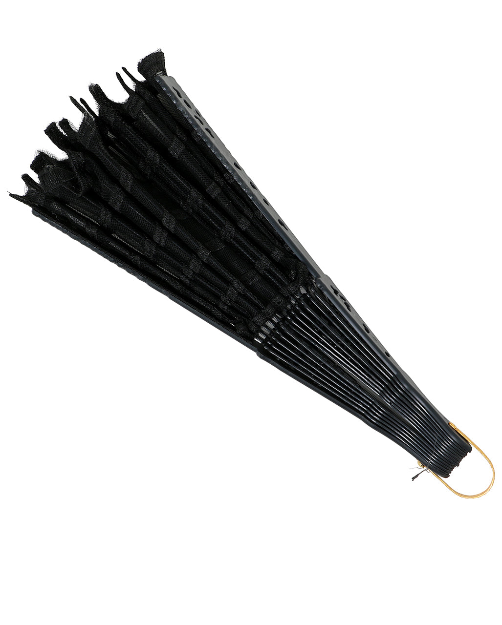 Gothic Handfächer - Spinnennetz Design
