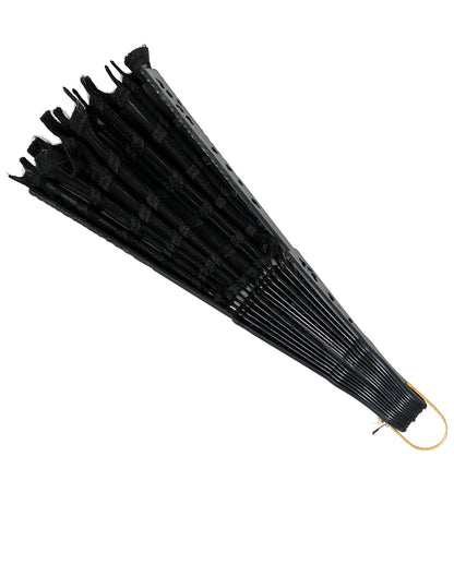 Gothic Handfächer - Spinnennetz Design