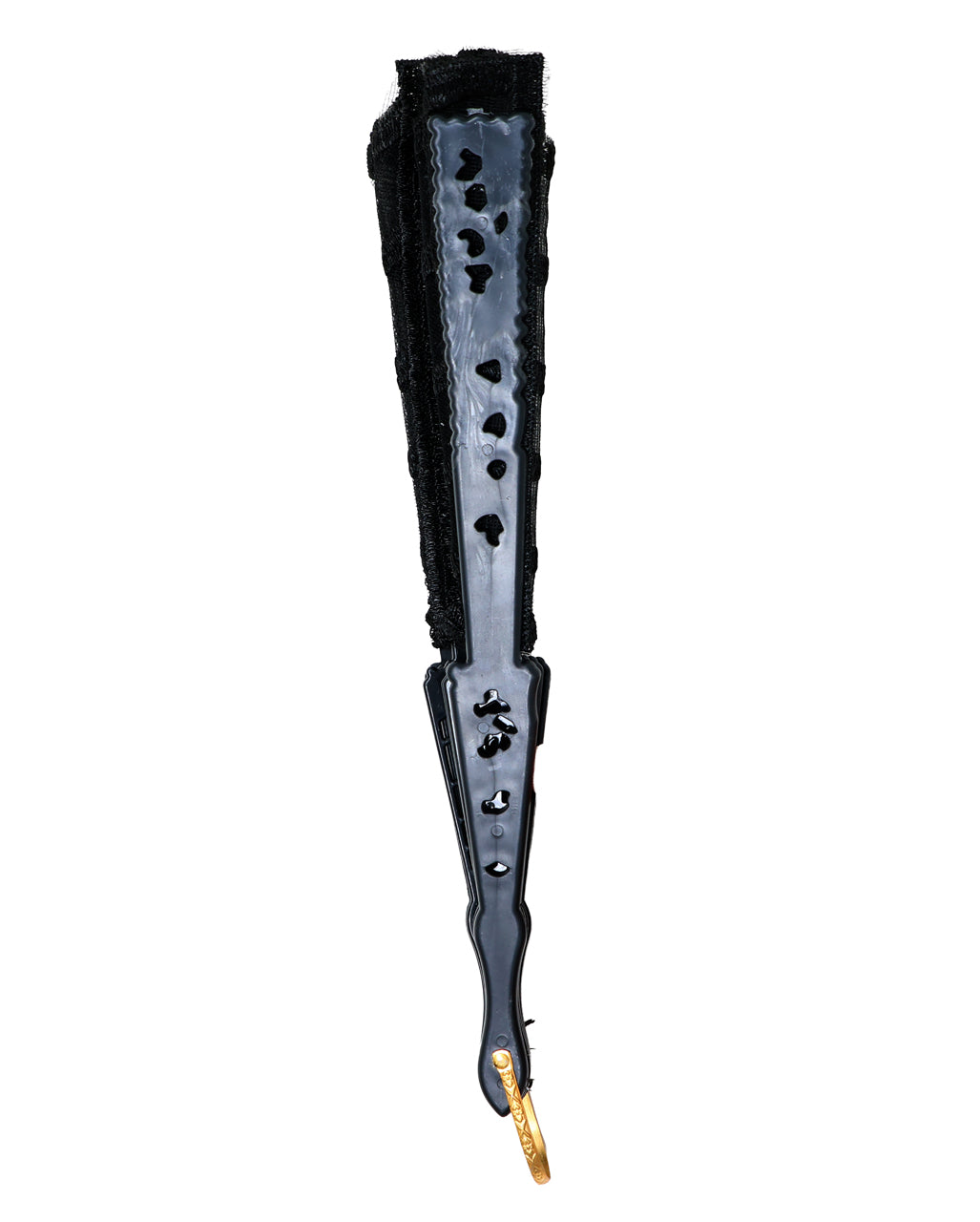 Gothic Handfächer - Spinnennetz Design