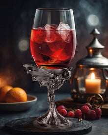 Gothic Heritage Weinglas mit Fledermaus 500ml