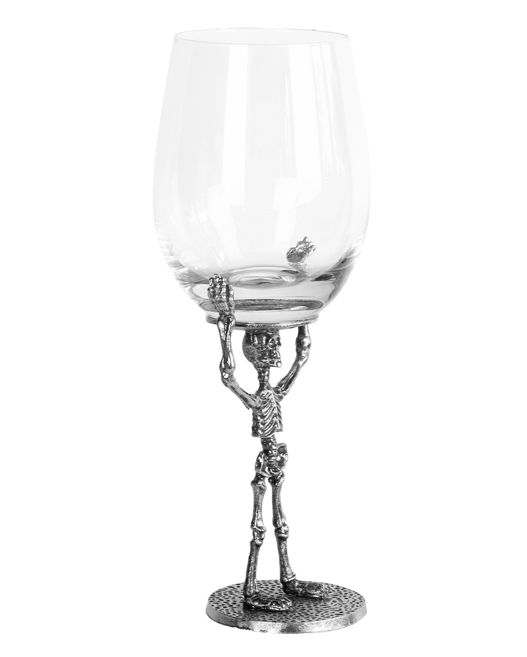 Gothic Heritage Weinglas mit Skelett 500ml