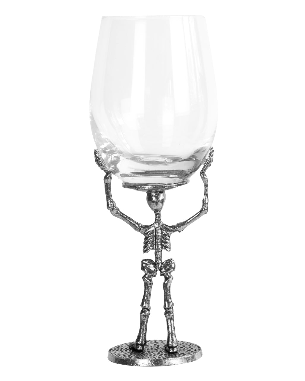 Gothic Heritage Weinglas mit Skelett 500ml