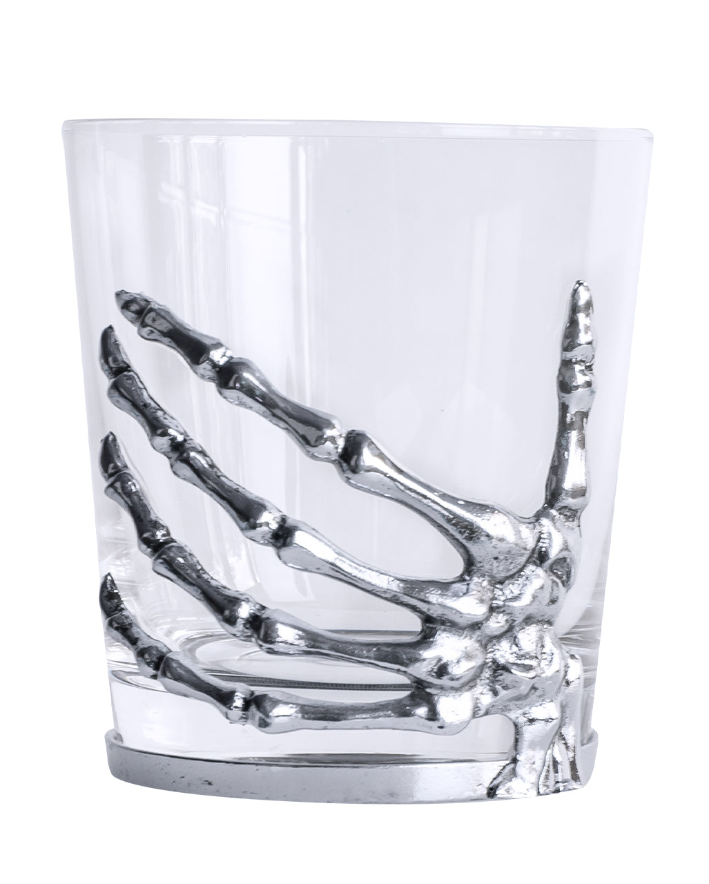 Gothic Heritage Whiskey Glas mit Skeletthand 300ml