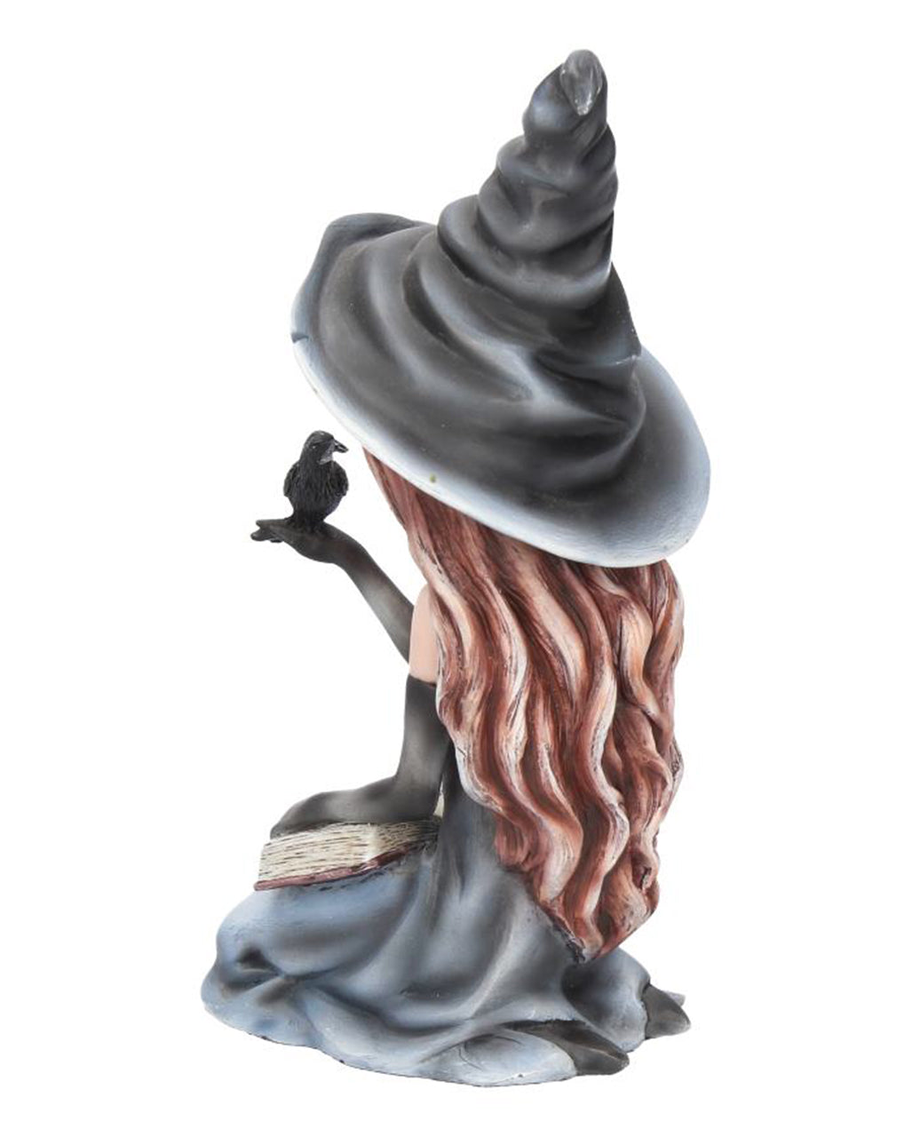 Hexenfigur Regan mit Rabe 15cm