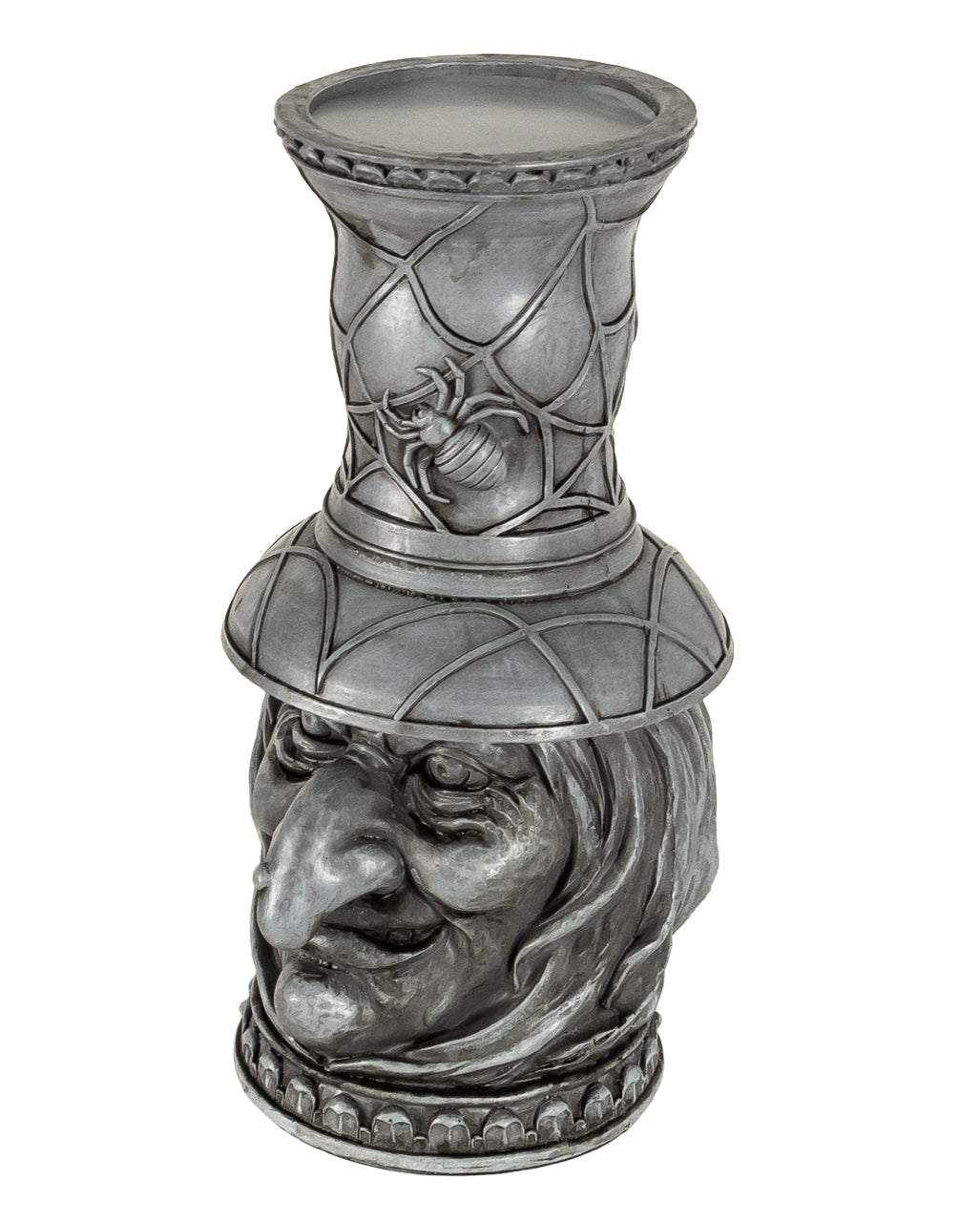 Gothic Hexe & Spinnennetz Kerzenhalter 25cm
