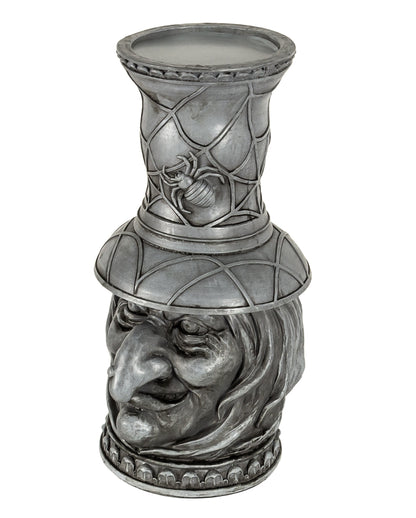 Gothic Hexe & Spinnennetz Kerzenhalter 25cm