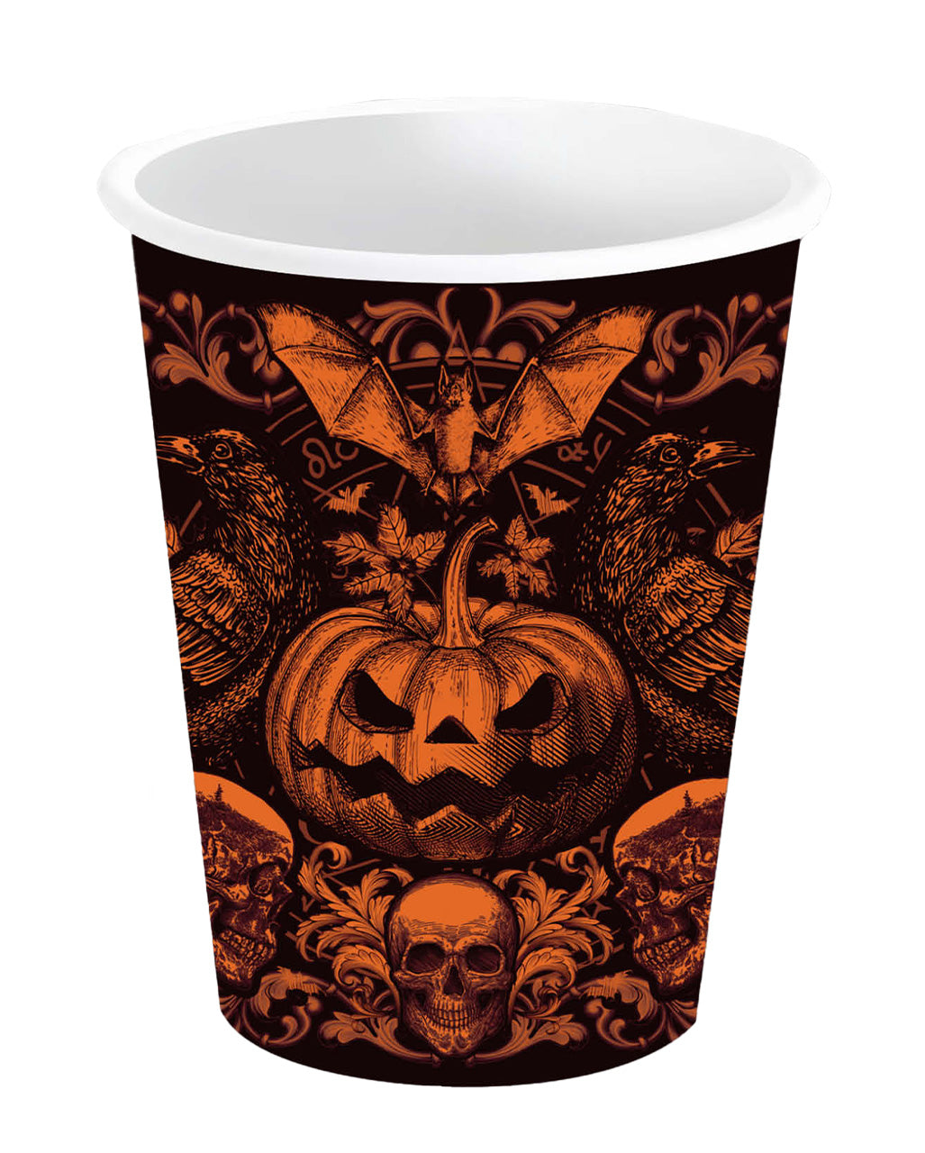 Viktorianische Kürbis Motiv Becher 6 St.