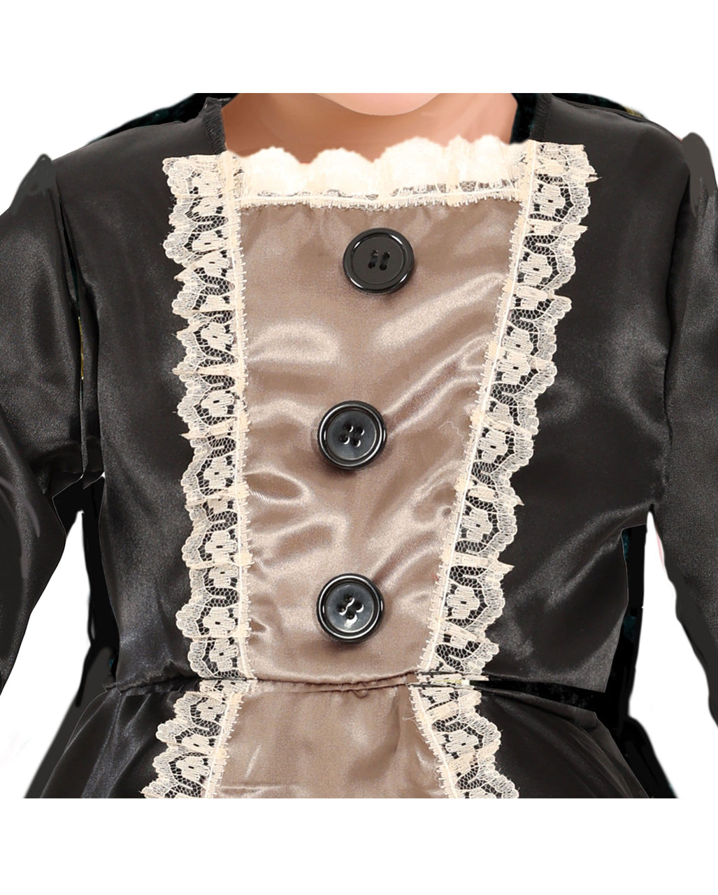 Gothic Doll Kostüm für Kleinkinder