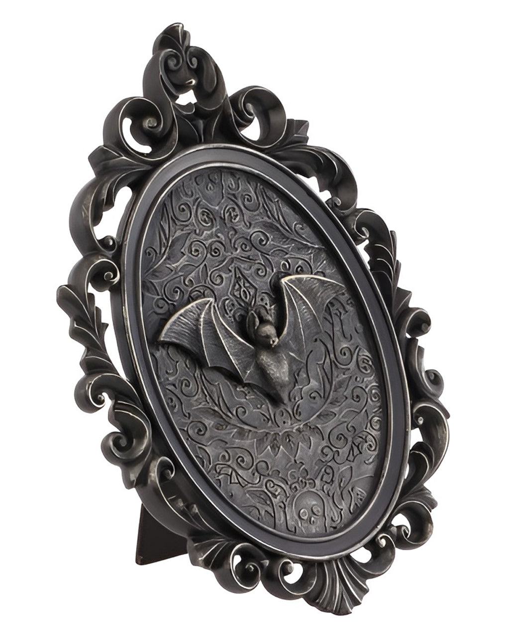 Gothic Bilderrahmen mit Fledermaus Relief 25cm
