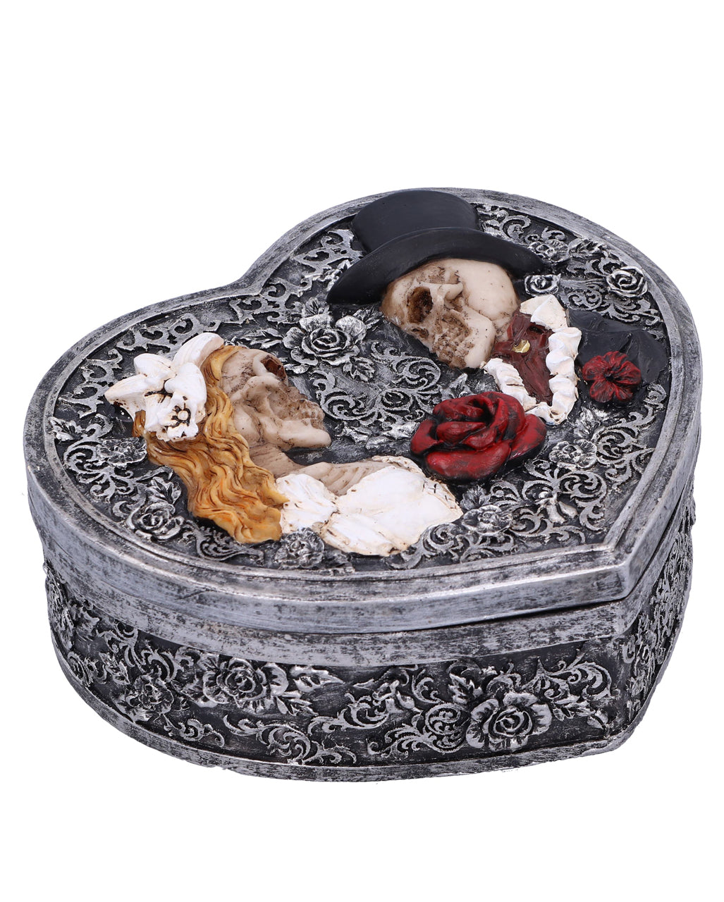 Gothic Box mit Skelett Brautpaar 13,5cm