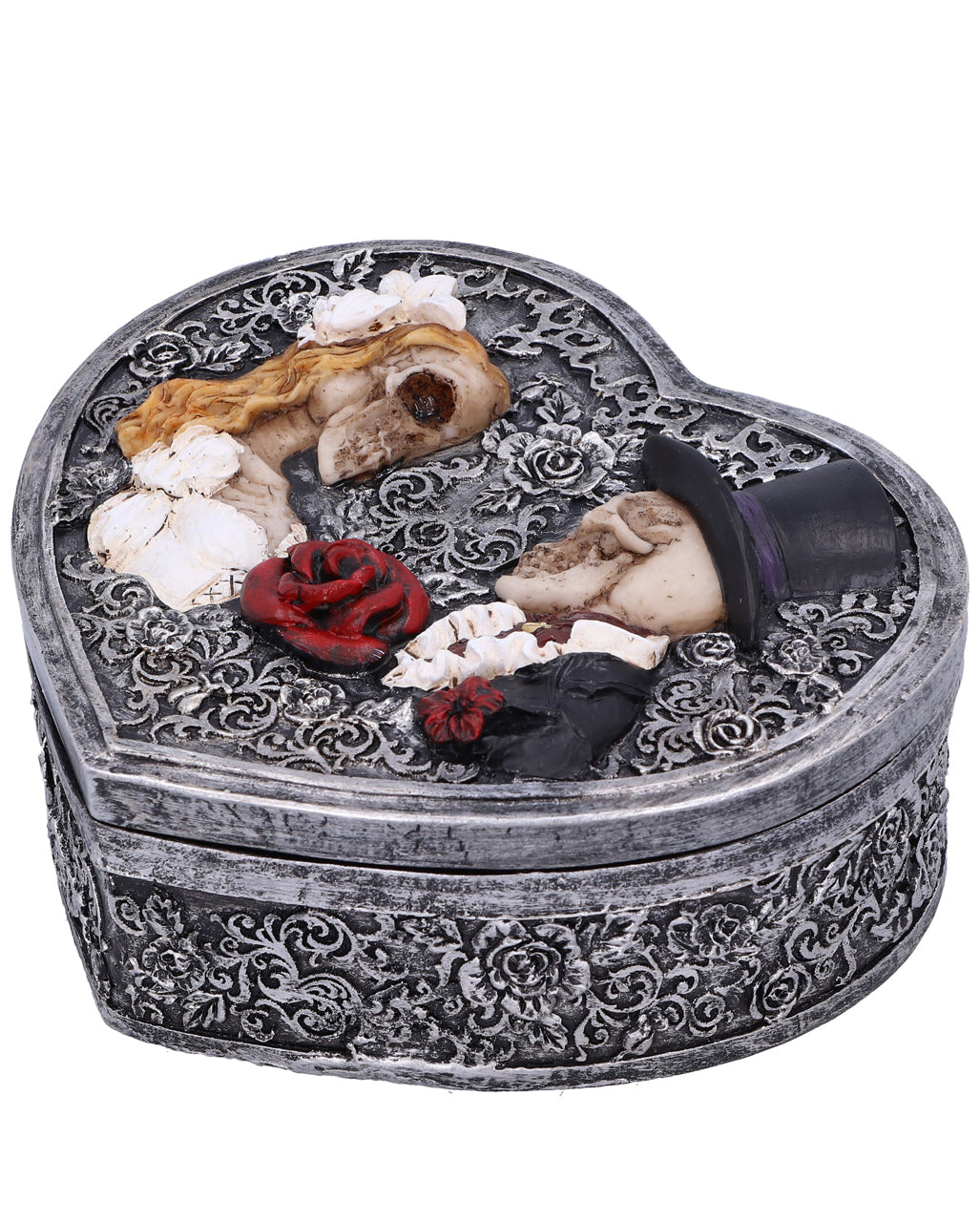 Gothic Box mit Skelett Brautpaar 13,5cm