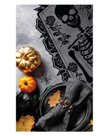 Gothic Skelett Spitzen Tischläufer 60x183cm
