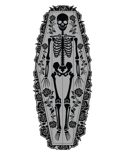 Gothic Skelett Spitzen Tischläufer 60x183cm
