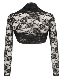 Victorian Spitzenbolero schwarz