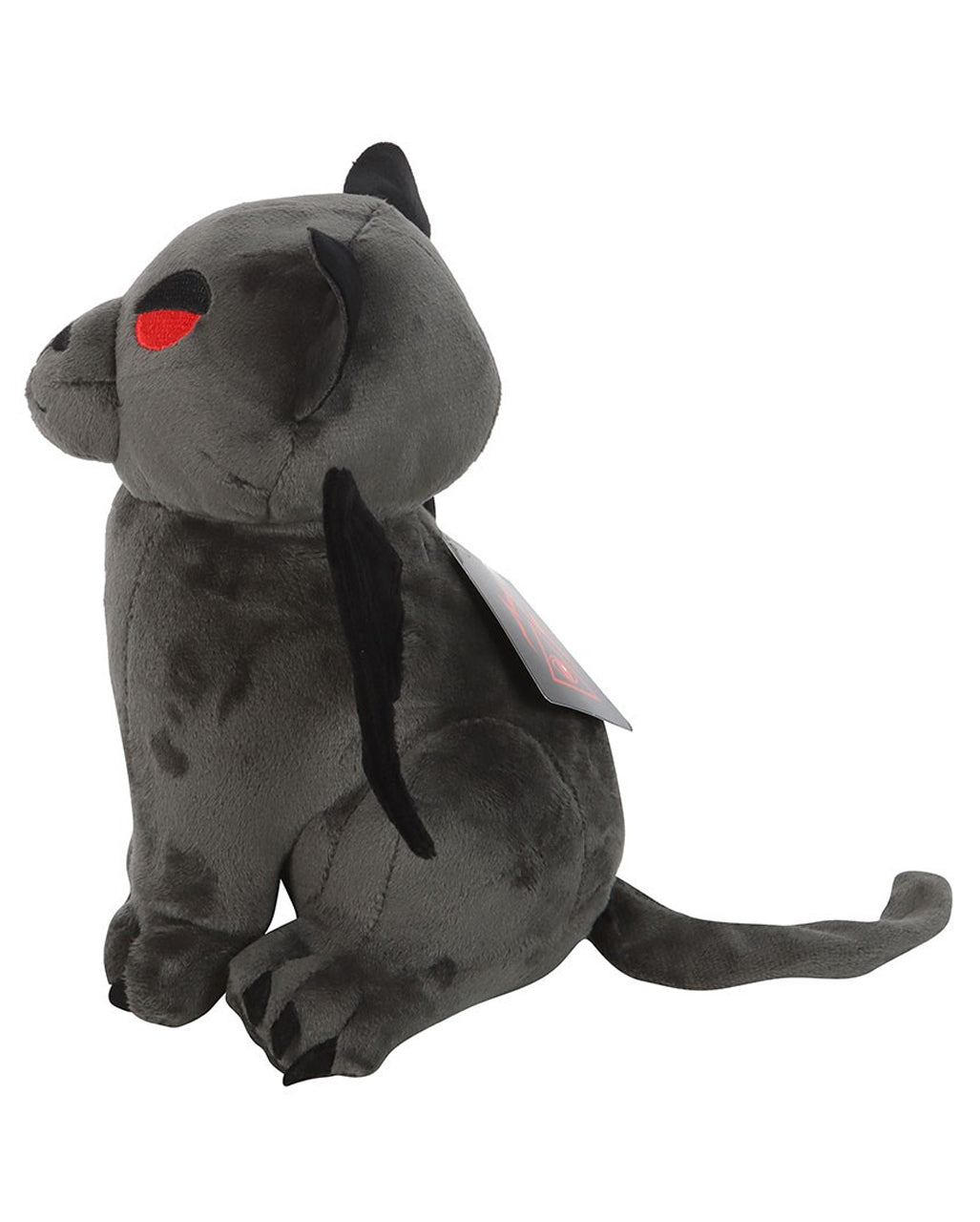 Putzige Gothic Vampirkatze aus Plüsch 20cm