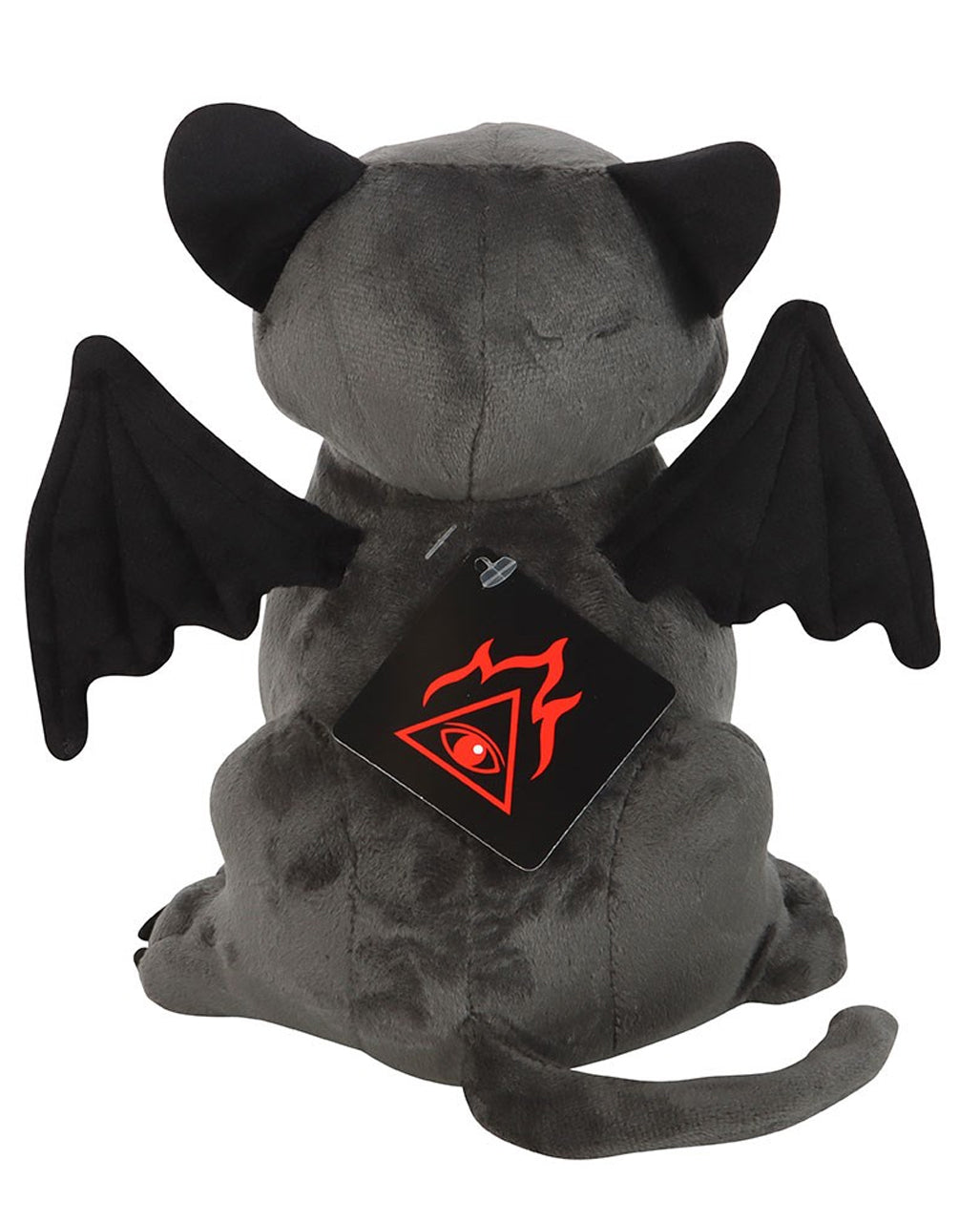 Putzige Gothic Vampirkatze aus Plüsch 20cm