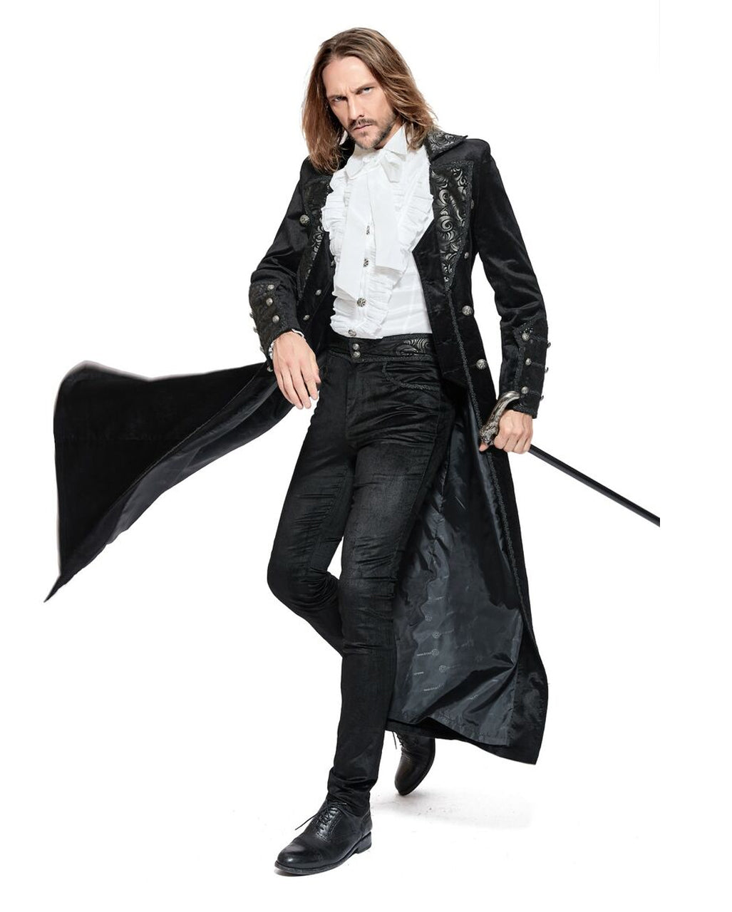 Gothic Vampir Piratenmantel