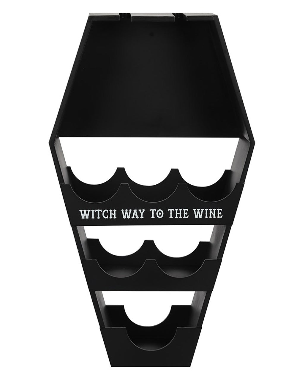Sarg Weinregal als Gothic Deko 62cm