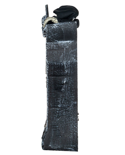 Grabstein mit Verstecktem Sensenmann Animatronic 39cm