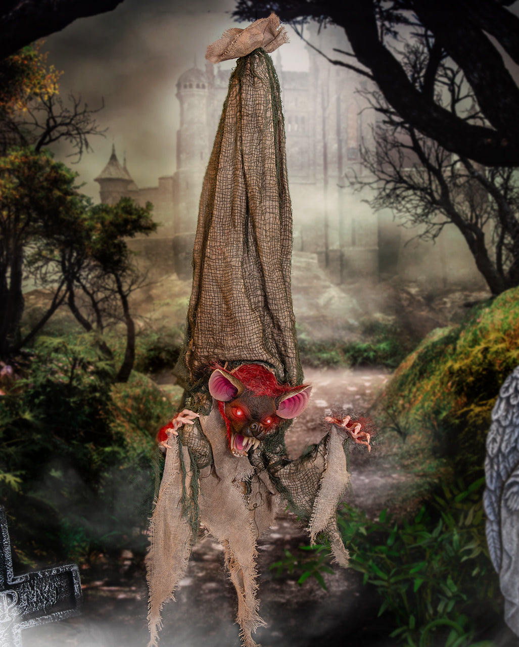 Animatronic grapschende Fledermaus
