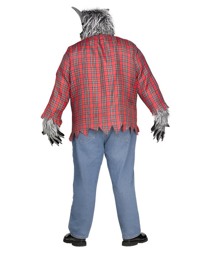 Graues Werwolf Kostüm Plus Size