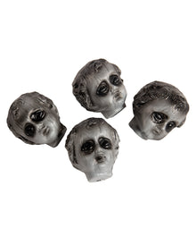 Friedhofs Gothic Puppenköpfe 4 St.