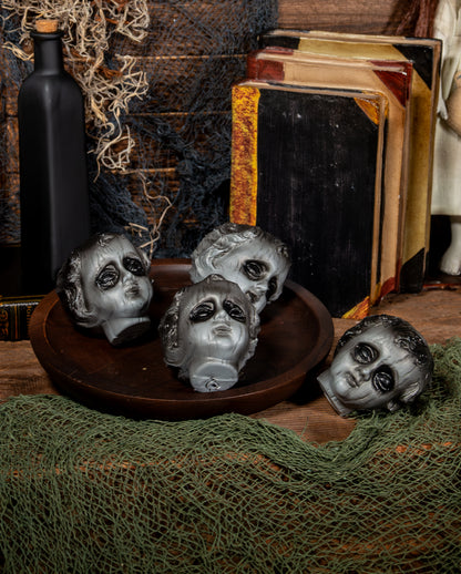 Friedhofs Gothic Puppenköpfe 4 St.