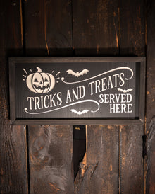 Halloween Mural "Tricks And Treats Served Here" 41cm