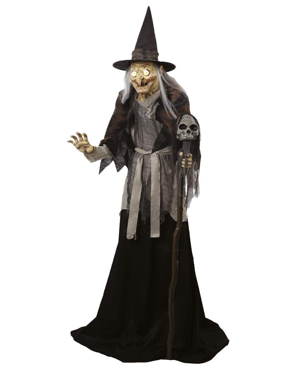 Lunging Witch Halloween Animatronic