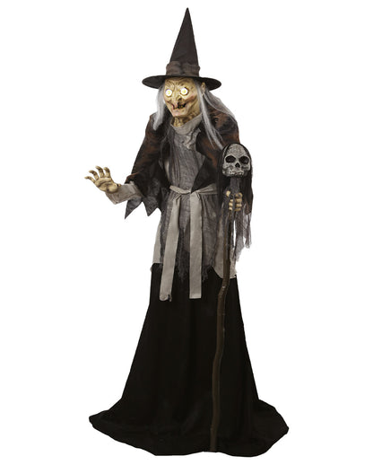Lunging Witch Halloween Animatronic